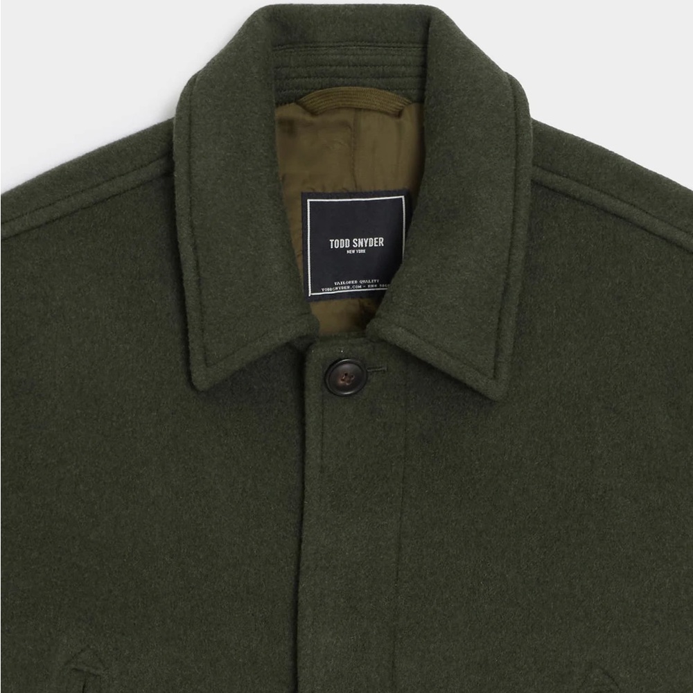 Todd Snyder Men's Italian Wool Cashmere Car Coat - Picture 6 of 7